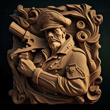 3D модель Гра Pump Action Captain (STL)